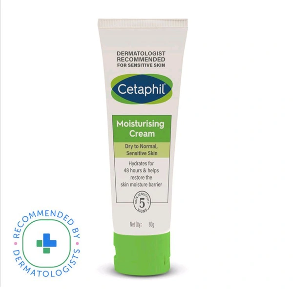Cetaphil Moisturising Cream dry To Normal Sensitive skin - 80 GM