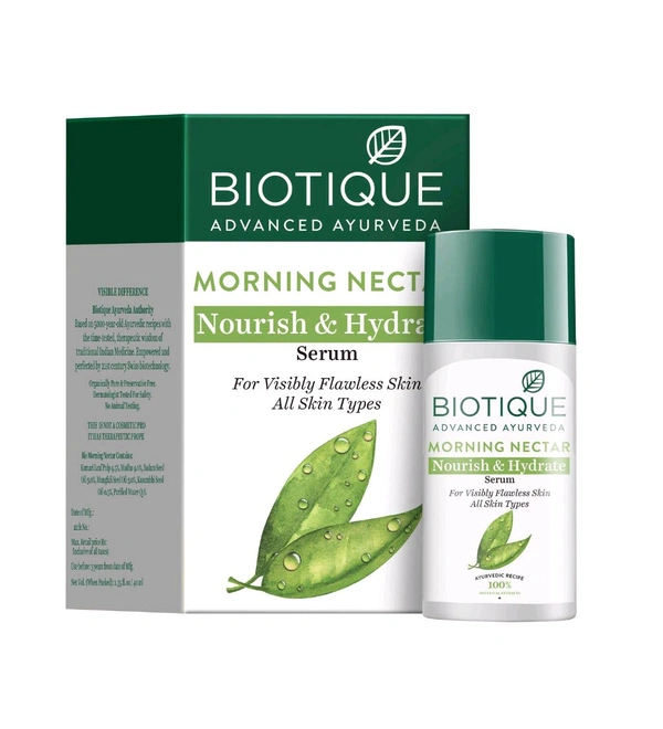 Biotique  BIOTIQUE Morning Nectar Nourish & Hydrate Serum - 40 Ml