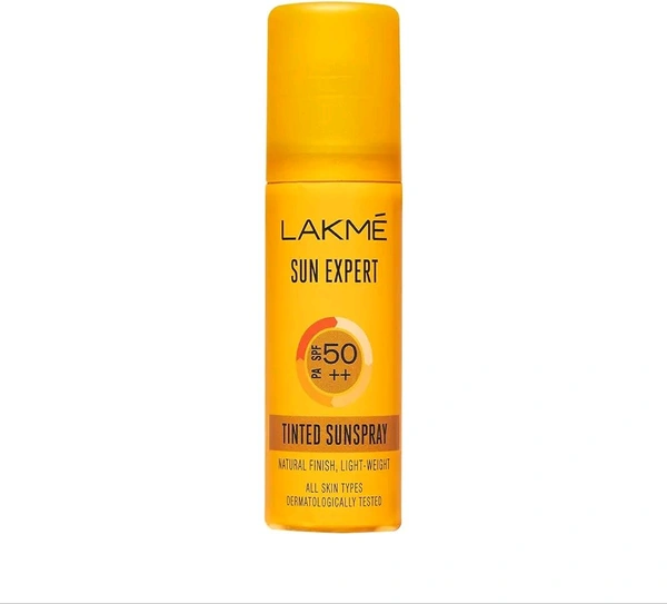 Lakme LAKMÉ Sun Expert Tinted PA SPF50++ Spray, Ultra Light, for Oily and Dry Skin - 50 Ml