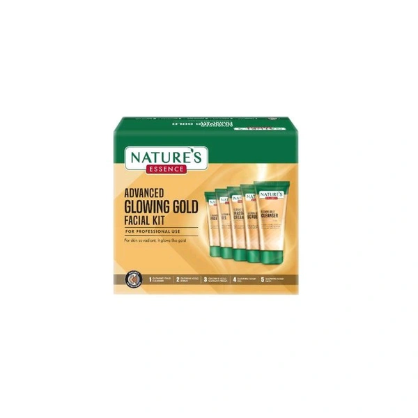 Nature,S  Essence Advanced Glowing Gold Facial Kit - 250 GM