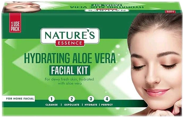 Nature,S Nature Essence Hydrating Aloe Vera Facial Kit  - 20 GM