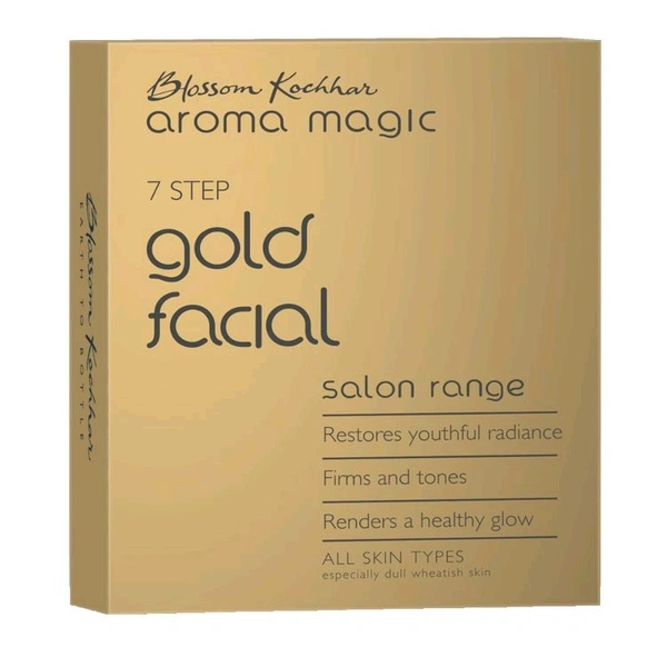 Blossom Kachhar Blossom Kochhar Aroma Magic 7 Step Gold Facial Salon Range( 35 GM -10 Ml) - 45 GM