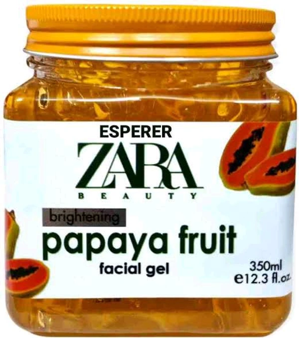 Zara Beauty Brightening Papaya Fruit Facial Gel - 350 Ml