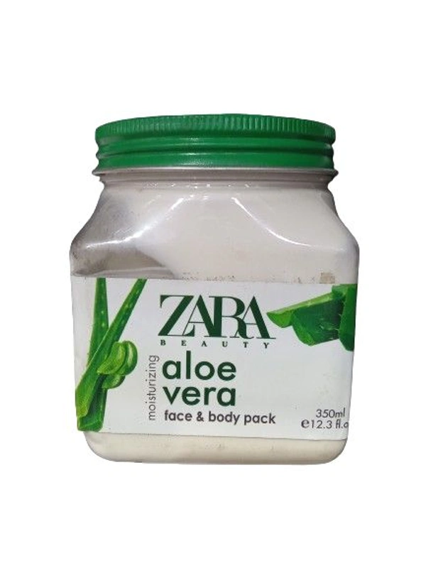 Zara Beauty Aloe Vera Moisturizing Face & Body Pack  - 350 Ml