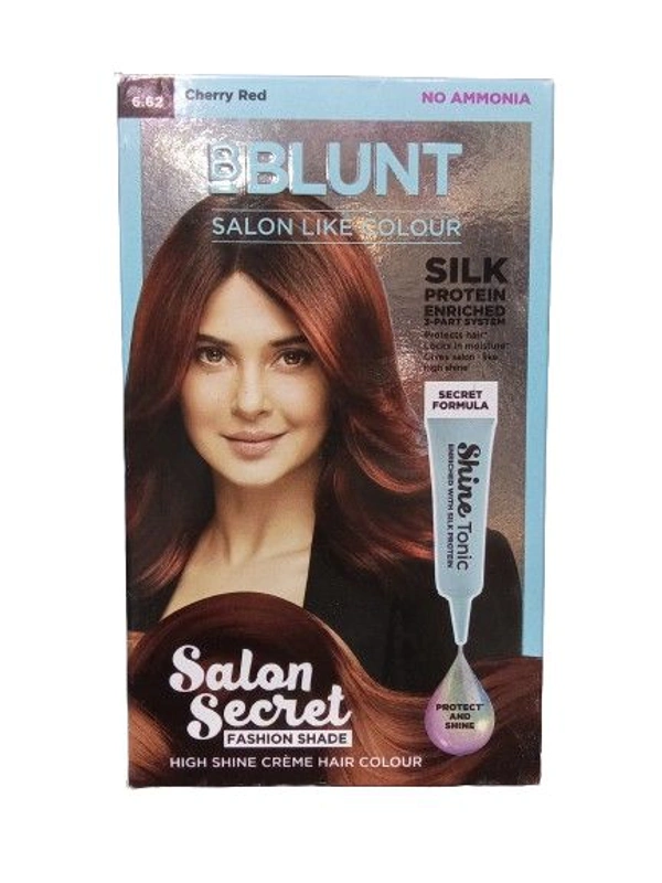 Bblunt Salon Secret High Shine Crème Hair Colour - Cherry Red  - 108 Ml