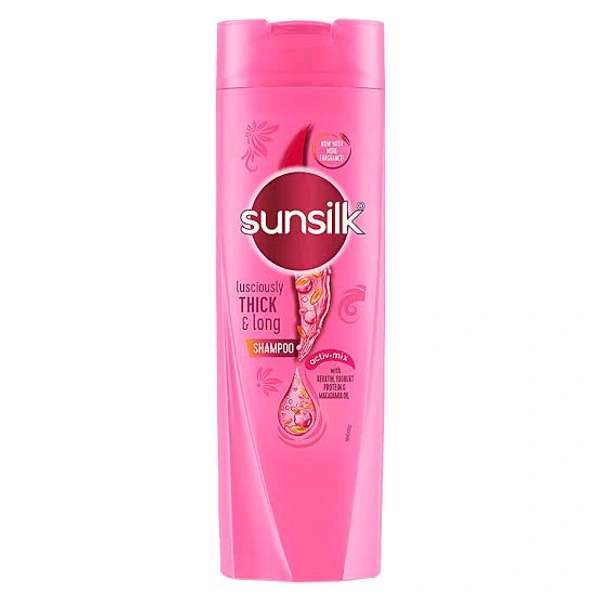 Sunsilk Lusciously Thick & Long, Shampoo  for Fuller Hair, with Keratin, Yoghurt Protein & Macademia Oil - 75 Ml