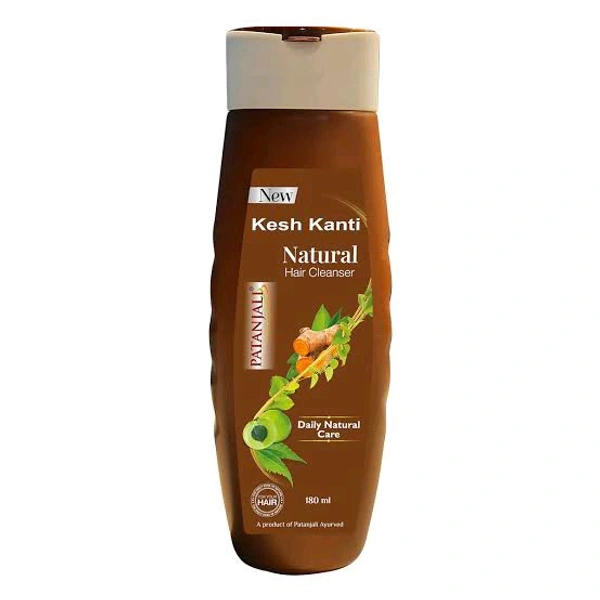 Patanjali Kesh Kanti Natural Hair Cleanser Daily Natural Care  - 180 Ml