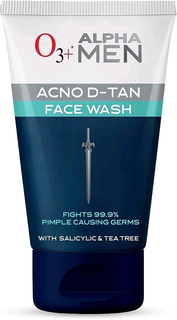 03+  ALPHA MEN Acno D-TAN Face Wash with Tea Tree - 50 Ml