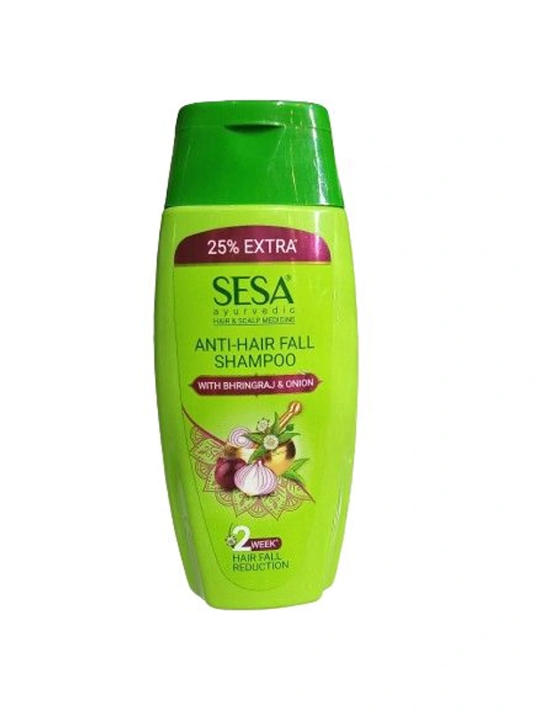 Sasa SESA Ayurvedic Anti Hairfall Shampoo With Bhringraj & Onion Hair Full Reduction  - 100 Ml