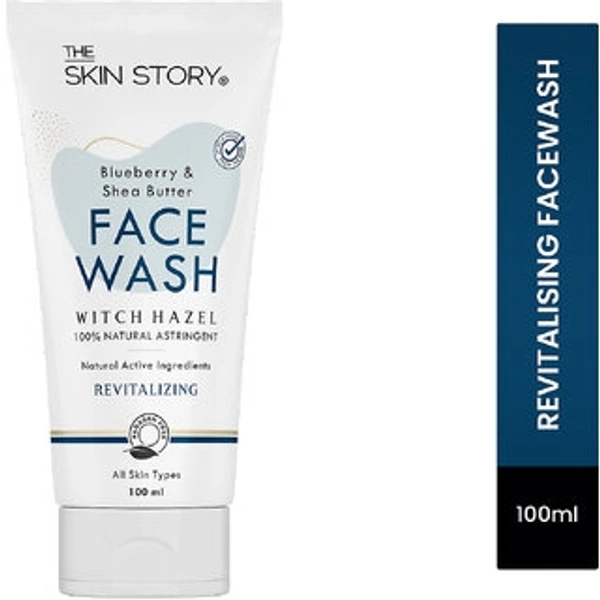 Skin Story  The Skin Story Blueberry & Shea Butter Face Wash  - 100 Ml