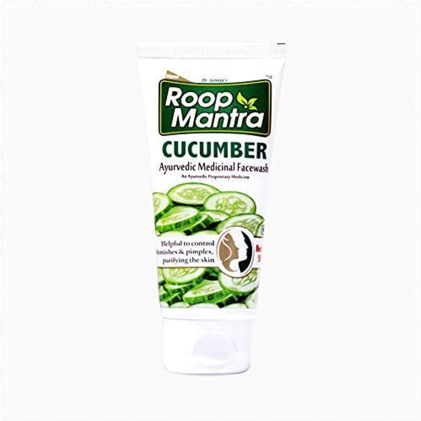 Roop Mantra Cucumber Ayurvedic Medicinal Face Wash  - 50 Ml