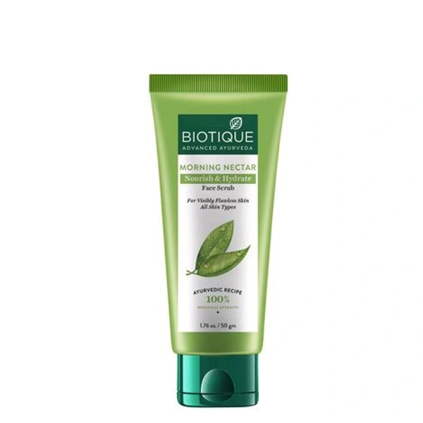 Biotique Advanced Ayurveda Morning Nectar Nourish & Hydrate Face Scrub  - 50 GM