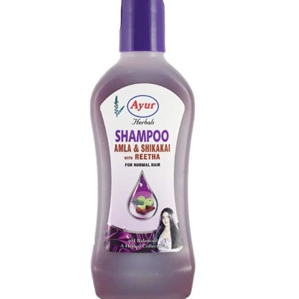 Ayur  AYUR HERBAYUR SHAMPOO AMLA & SHIKAKAI WITH REETHA  - 100 Ml
