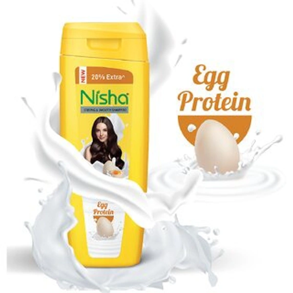 Nisha Strong & Smooth Shampoo Egg Protein - 75 Ml