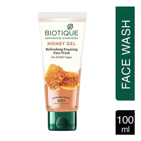 Biotique Advanced Ayurveda Honey Gel Soothe & Nourish Foaming Face Wash   - 100 Ml