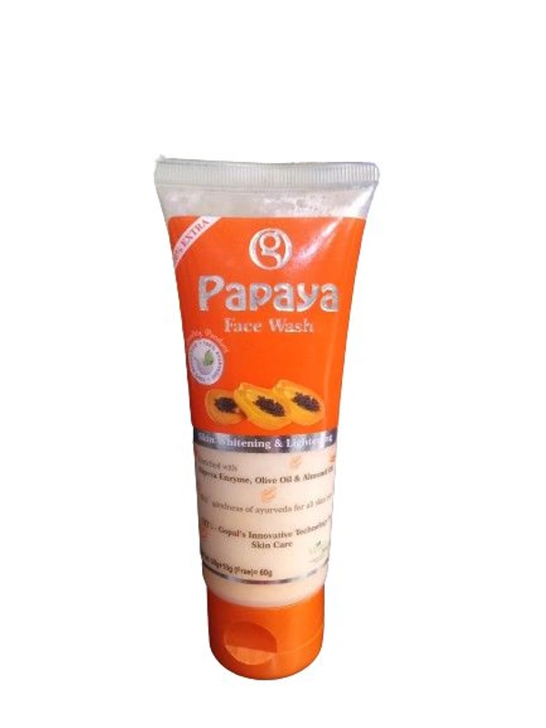 Papaya Face Wash Skin Whitening & Lightening  - 50 GM