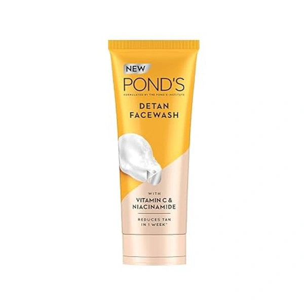 Ponds  Pond,s Detan Face Wash With Vitamin C & Niacinamide - 50 GM
