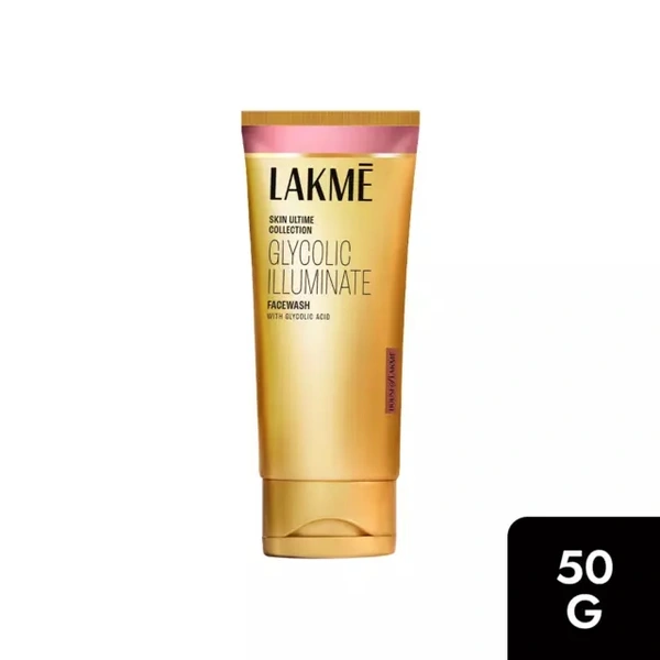 Lakme Skin Ultime Collection Glycolic Illuminate Face Wash  - 50 GM