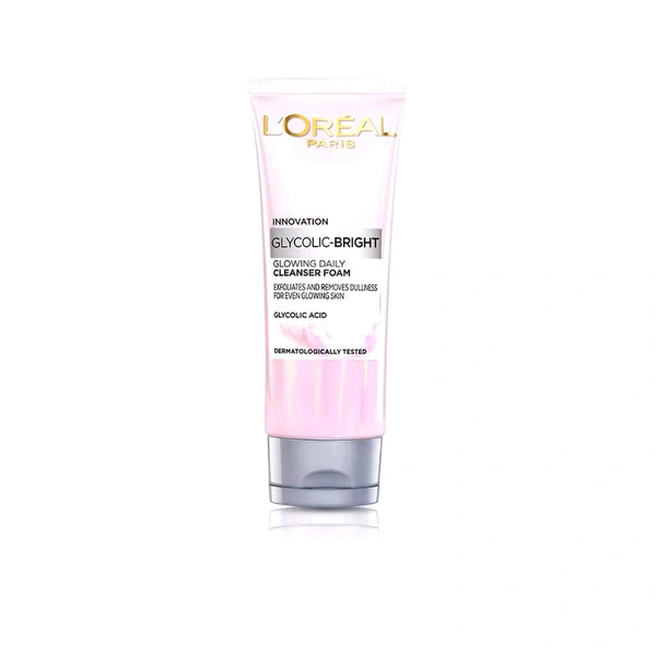 Loreal Paris Innovation Glycolic -bright Glowing Daily Cleanser Foam - 50 Ml