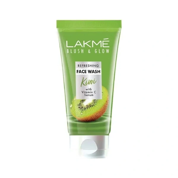 Lakme Blush & Glow Refreshing Face Wash Kivi With Vitamin C Serum - 50 GM