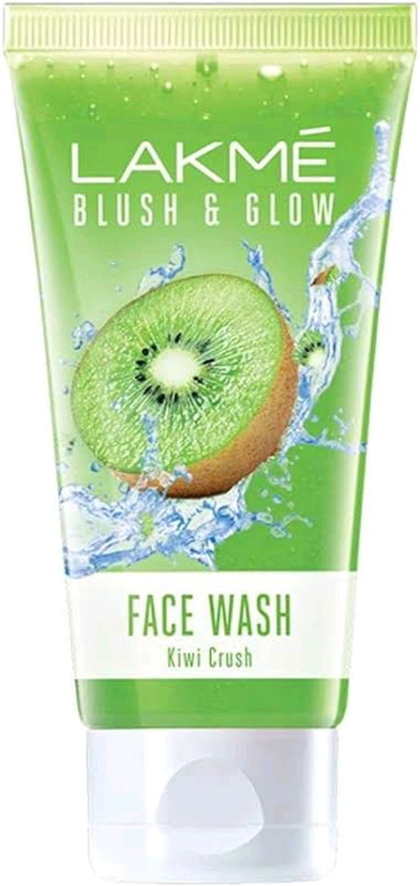 Lakme Blush & Glow Refreshing Face Wash Kivi With Vitamin C Serum - 100 GM