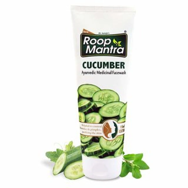 Roop Mantra Cucumber Ayurvedic Medicinal Face Wash  - 100 Ml