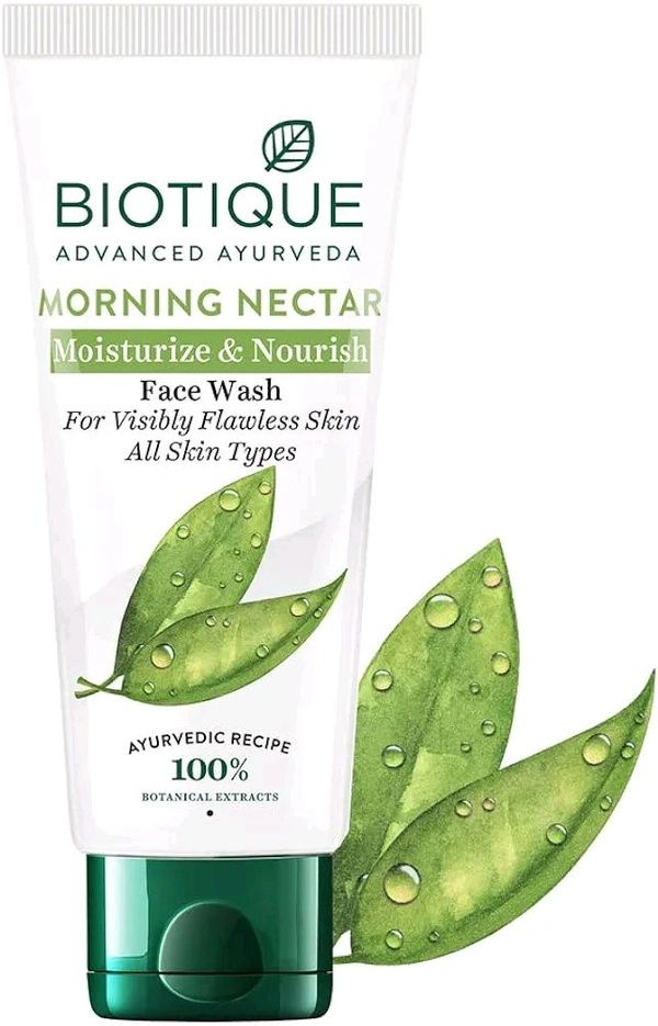 Biotique Advance Ayurveda Morning Nectar Moisturize & Nourish Face Wash  - 100 Ml