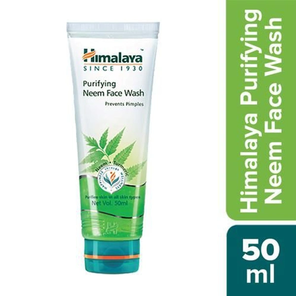 Himalaya Since 1930 Purifying Neem Face Wash Prevents Pimples - 50 Ml