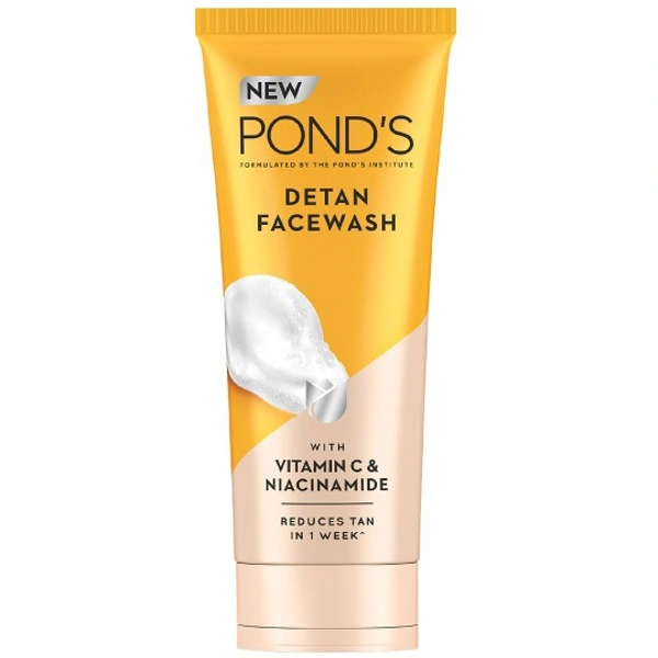 Ponds  Pond,s Detan Face Wash With Vitamin C & Niacinamide - 100 Ml