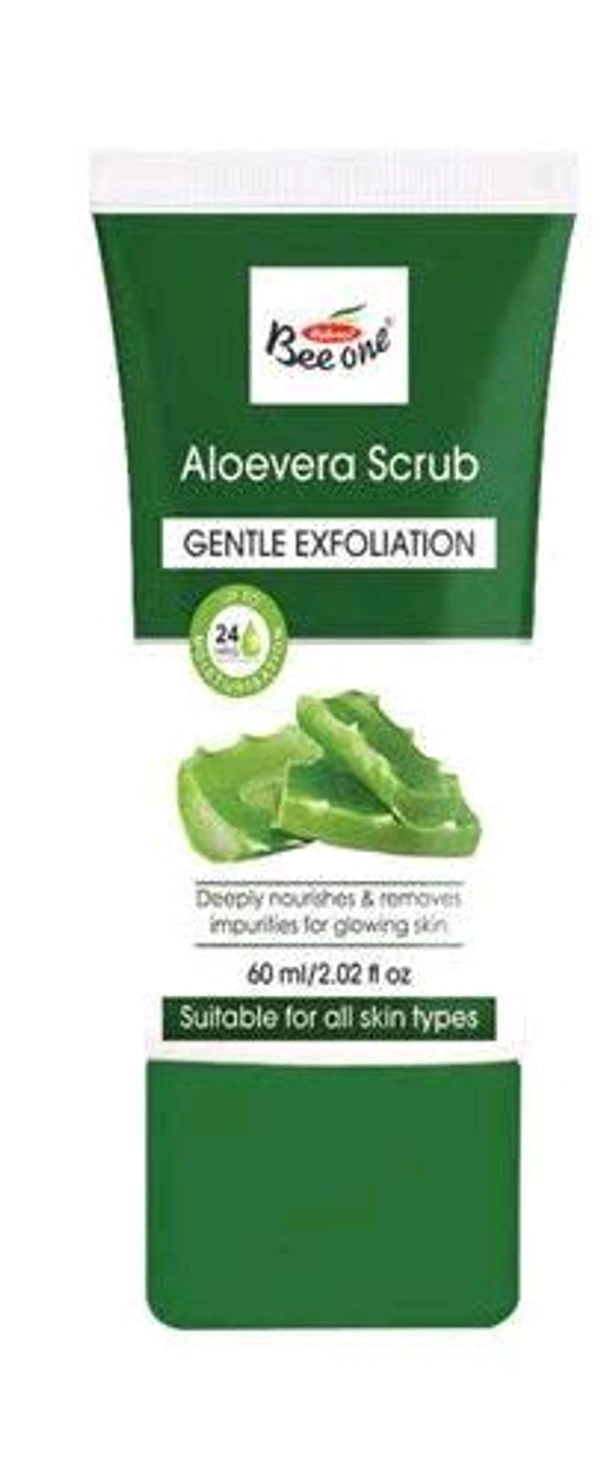 Bee One Aloe Vera Scrub Gentle Exfoliation - 60 Ml