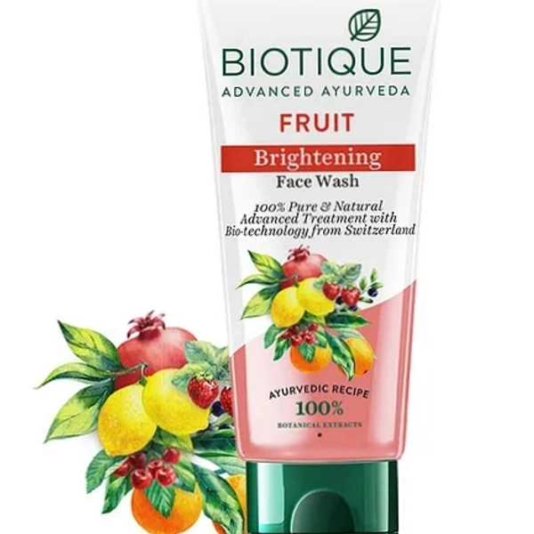 Biotique Advanced Ayurveda Fruit Brightning Face Wash  - 150 Ml