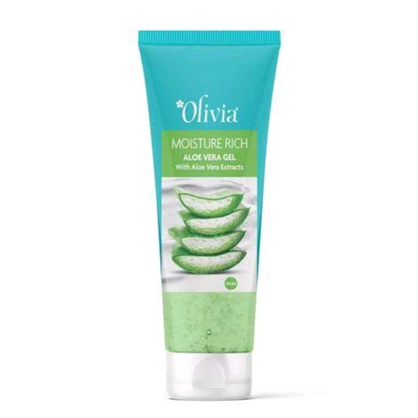 Olivia Moisture Rich Aloe Vera Gel With Aloe Vera Extracts - 60 Ml