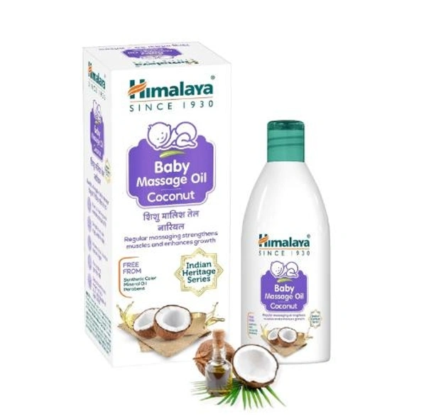 Himalaya Baby Massage Oil Coconut  - 200 Ml