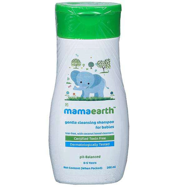 Mamaearth Gentle Cleansing Shampoo For Babies  - 200 Ml