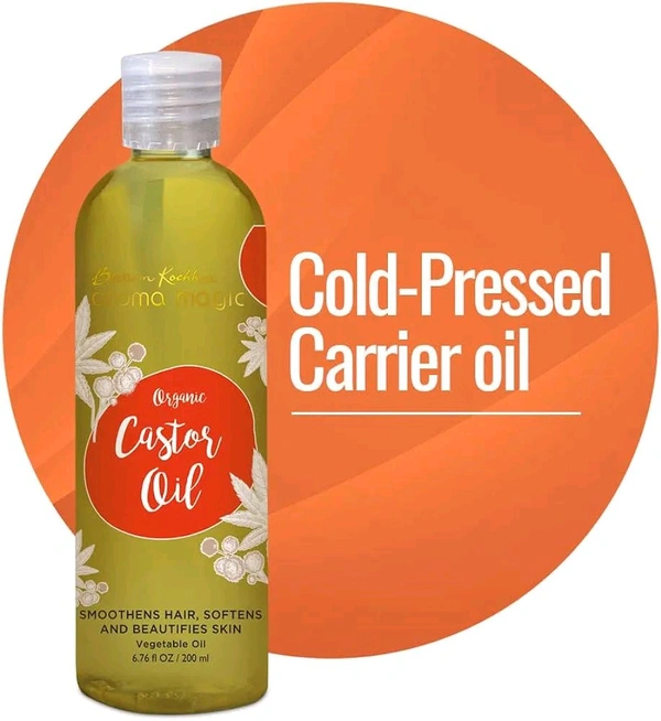 Aroma MagicOrganic & Natural Castor Oil - 200 Ml