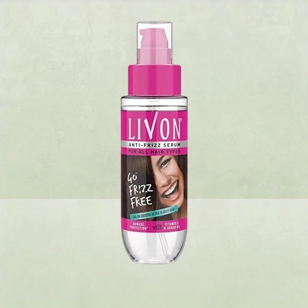 Livon Anti-frizz Serum For All Hair Types Go Frizz Free - 50 Ml