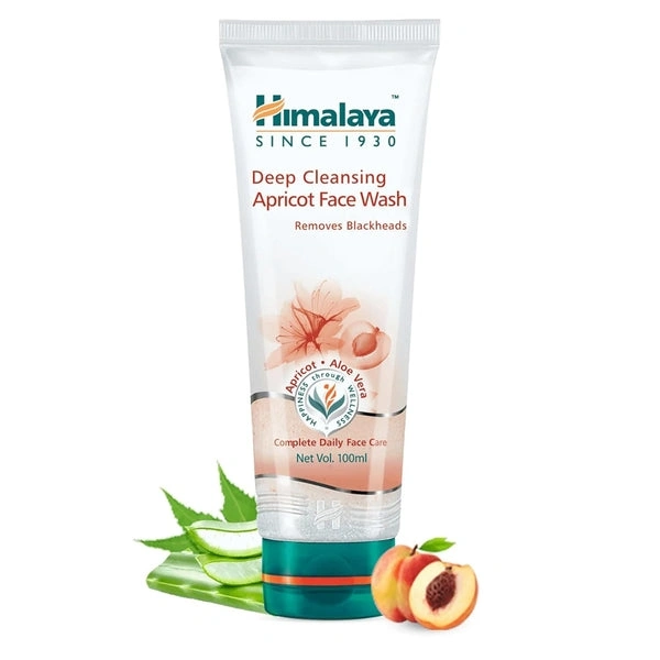 Himalaya Since 1930 Deep Cleansing Apricot Face Wash Prevents Blackheads - 100 Ml