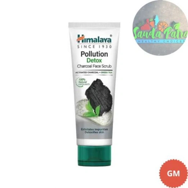Himalaya Since 1930 Pollution Detox Charcoal Face Scrub  - 100 GM