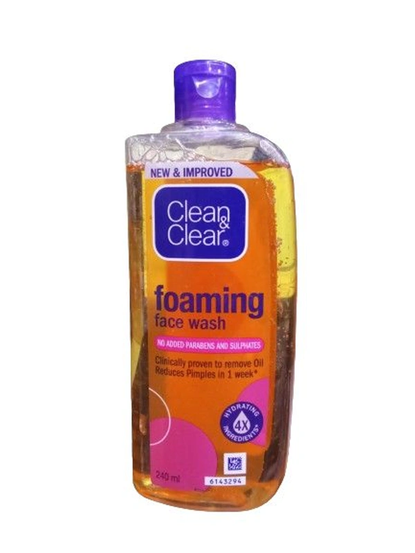 Clean & Clear Foaming Facewash - 240 Ml