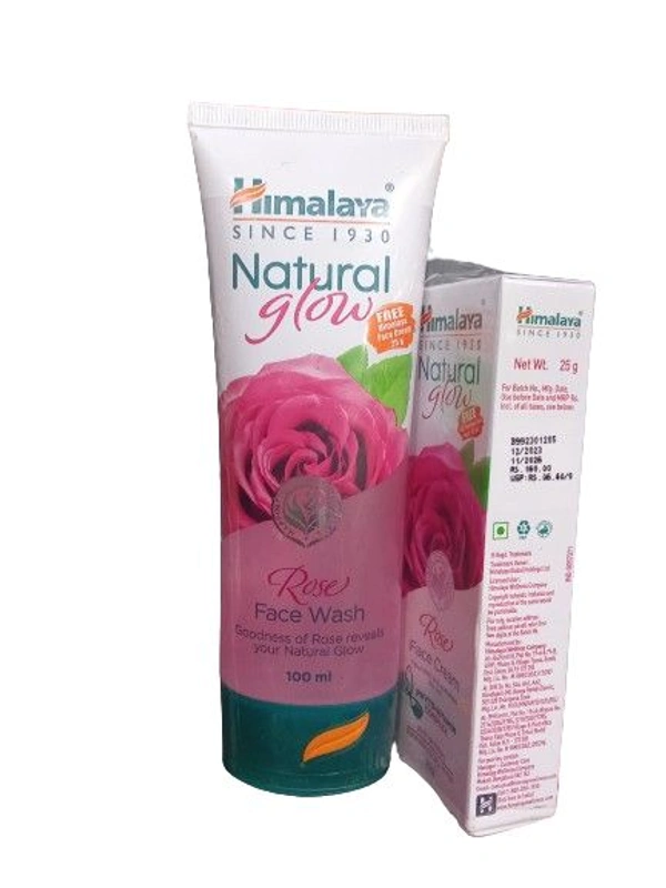 Himalaya Since 1930 Natural Glow Rose Face Wash  - 100 Ml