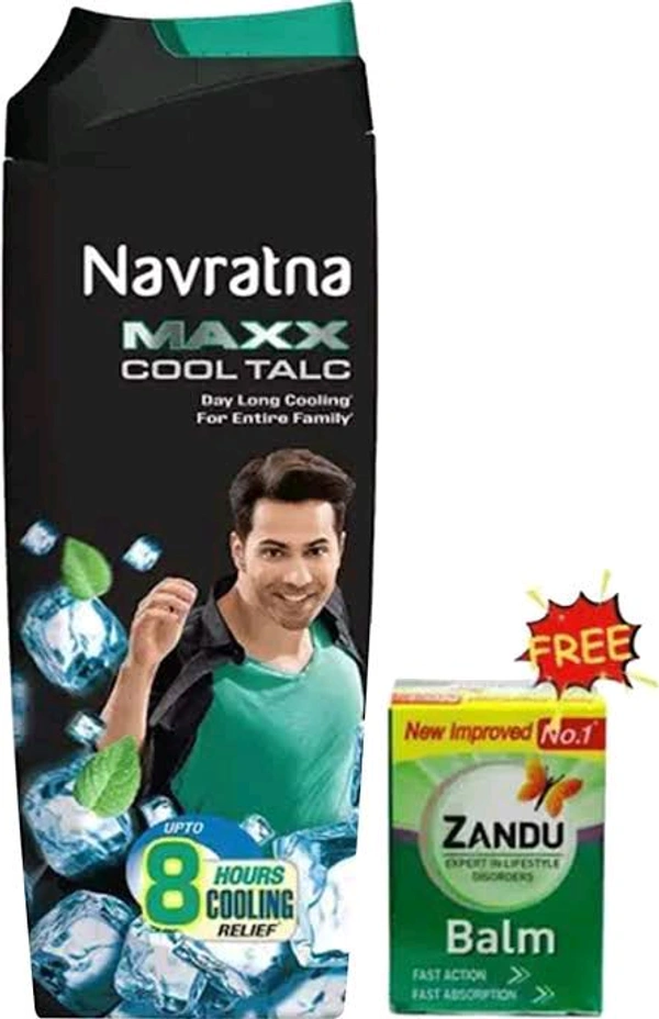 Navratna  Maxx Cool Talc Powder  - 100 GM
