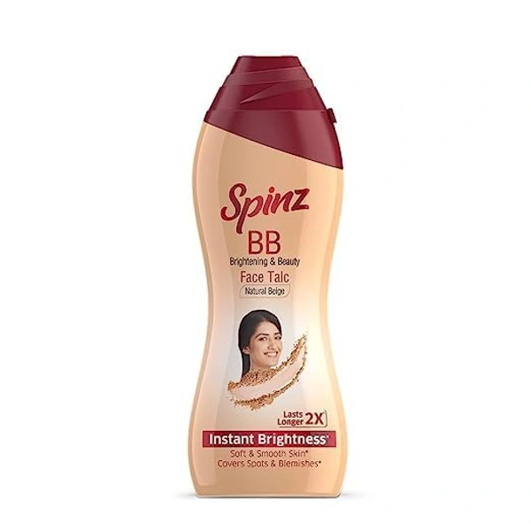 Spinz BB Brightening & Beauty Face Talc Natural Beige  - 35 GM