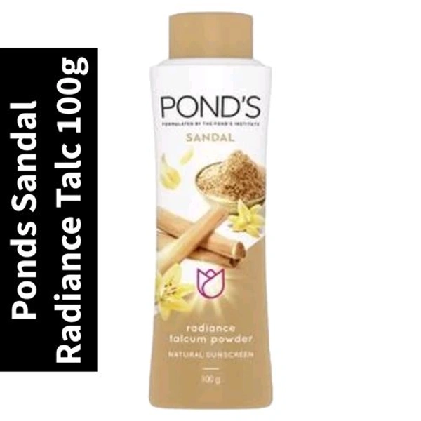 Ponds Sandal Radiance Talcum Powder Natural Sunscreen - 100 GM