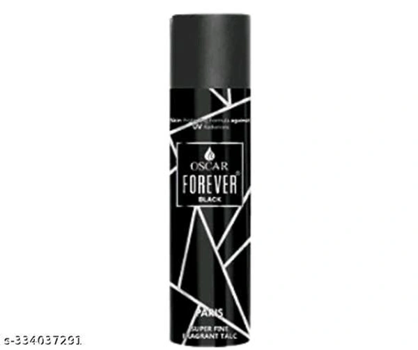 Oscar Forever Black Paris Super Fine Fragrant Talc - 100 GM