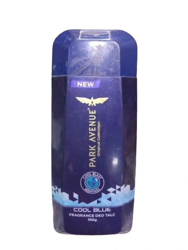 Park Avenue Original Collection Cool Blue Fragrance Deo Talc  - 100 GM