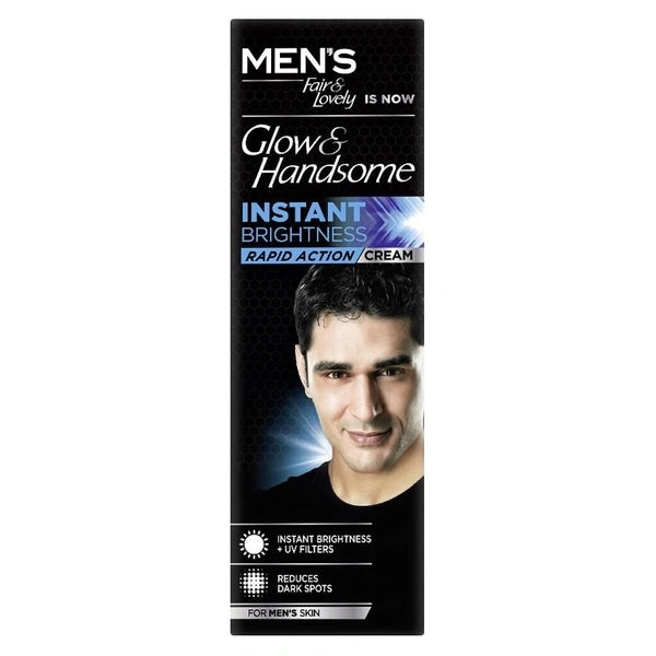 Man's Fair & Lovely Is Now Glow & Handsome Instant Brightness Rapid Action Cream - 25 GM