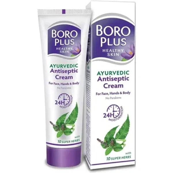 Boro Plus Healthy Skin Ayurvedic Antiseptic Cream For Face Hands & Body - 40 Ml