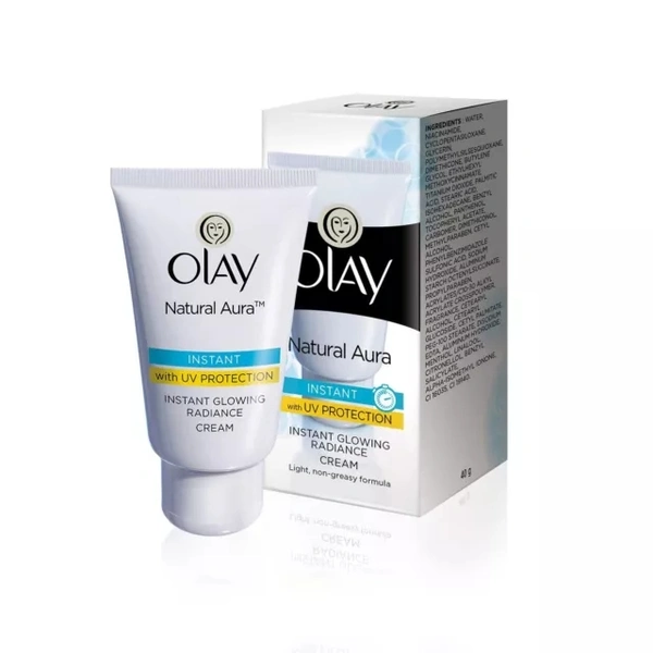 Olay Natural Aura Instant Glowiny Radiance Cream - 40 GM