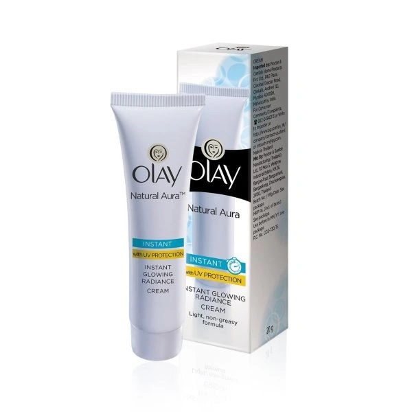 Olay Natural Aura Instant Glowiny Radiance Cream - 20 GM