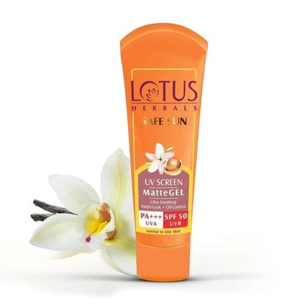 Lotus Herbals Safe Sun UV Screen Matte Gel ( Spf 50 Uvb Pa+++) - 15 GM